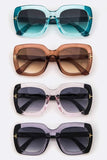 Resin Frame Oversize Sunglasses